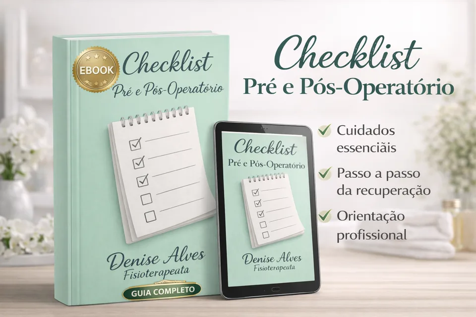 Bônus: Checklist Pré e Pós-Operatório — Denise Alves