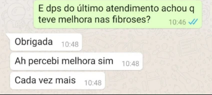 Avaliação real de paciente atendida pela Denise Alves